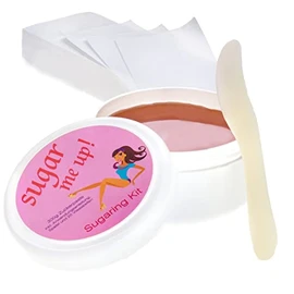 Sugaring Paste Zuckerpaste Sugar me up - inklusive Spatel, Vliesstreifen, Anwendungsanleitung Made in Germany