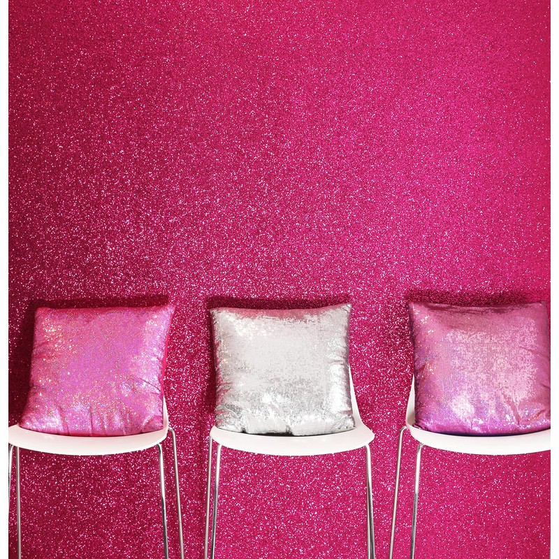 900903 - Sequin Sparkle Hot Pink - Arthouse Wallpaper -
