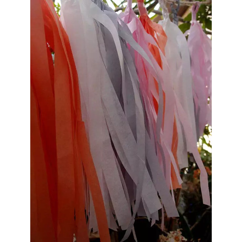Quasimoon Tissue Paper Tassel Garland Kit - Powder Mix by
