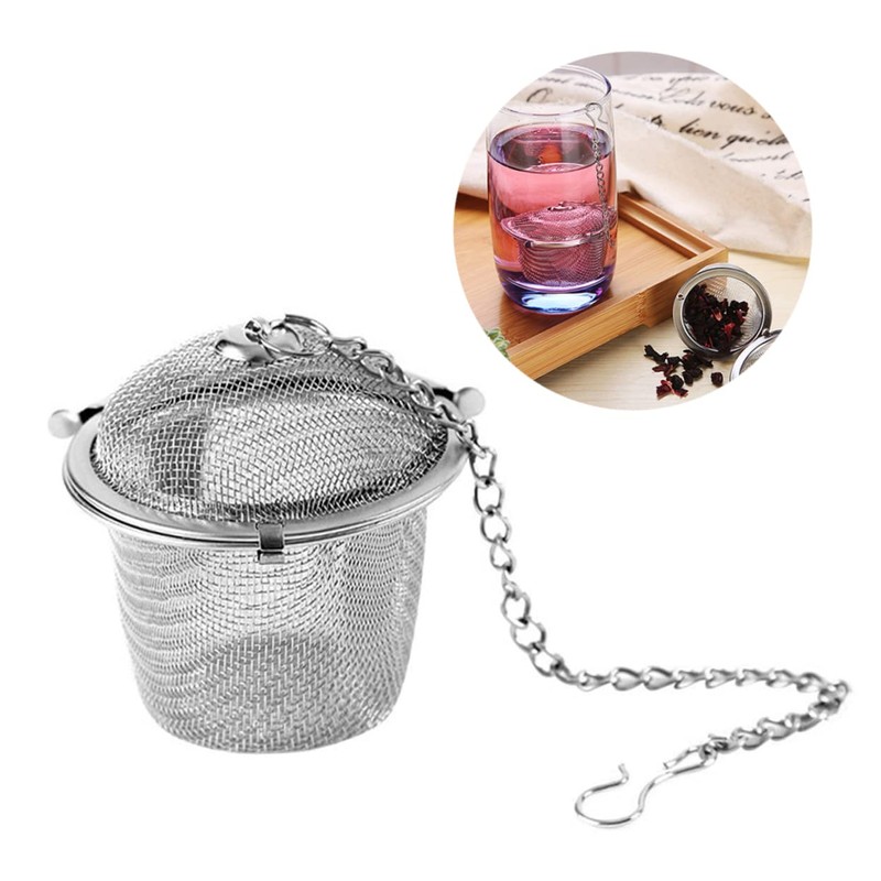 GLEAVI Stainless Steel Tea Ball Infuser Decoction Filter Spice Ball