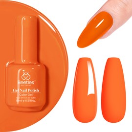 beetles Gel Polish Beetles Orange Gel Nail Polish Tammy Tangerine Bright Neon Yellow Orange Gel Polish Color Soak Off UV LED Nail Lamp Gel Polish .51 fl.Oz/Each 15 ml/Each