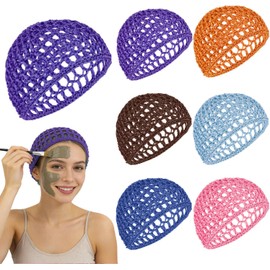 6 Piezas Red para Cabello Elástica, Tubi para Dormir, Tubi Hair Wrap, Cofias para Cabello Transpirables, Accesorios para Dormir, Yoga, Viajar
