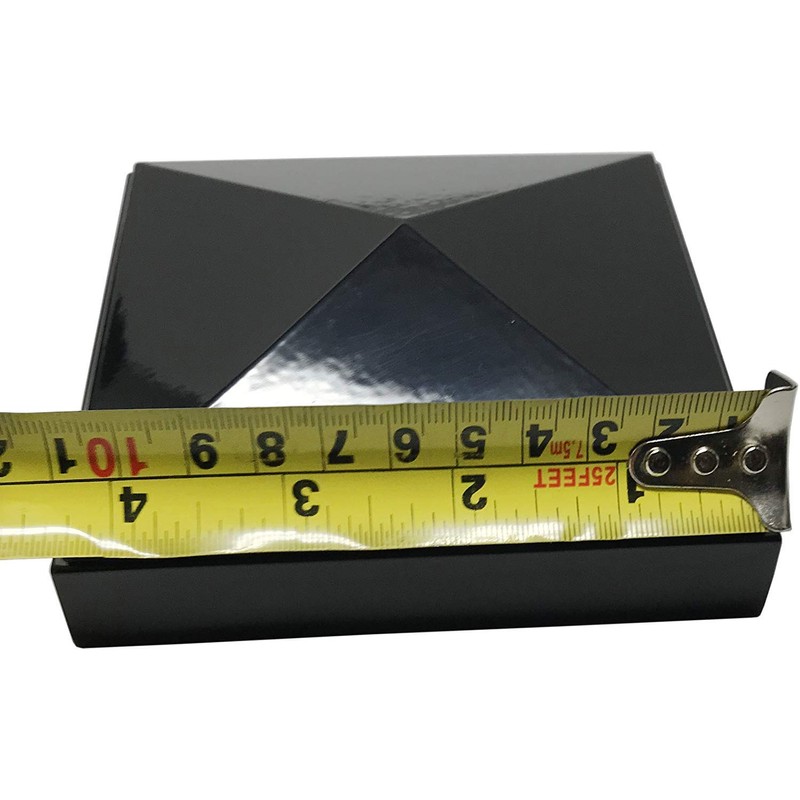 Decorex Hardware 4" x 4" Aluminum Pyramid Post Cap for