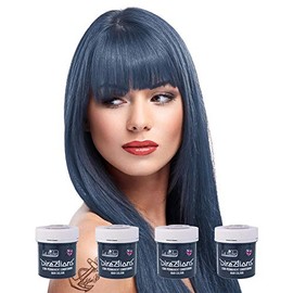 4 x New La Riche Directions Semi-Permanent Hair Color 88ml - Slate