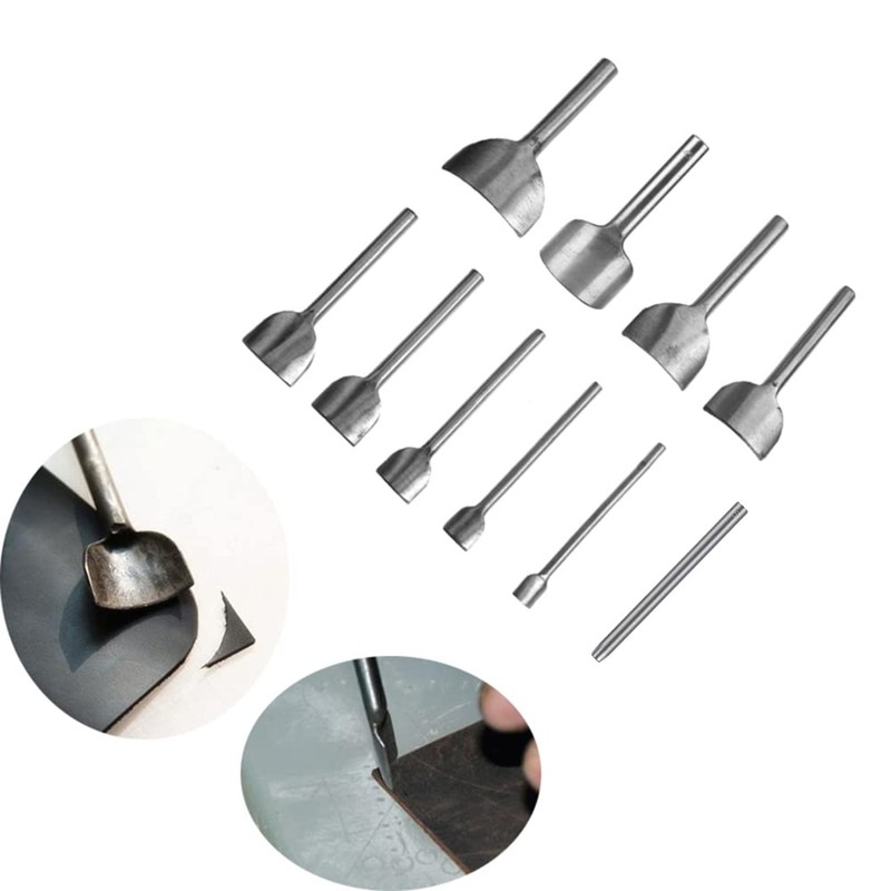 Leather Half Round Cutter Punch, Steel Leather End Punch, DIY