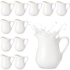 Nuanchu 12 Pcs 3 oz Small Creamer Milk Pitcher, Classic