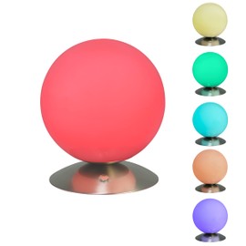 Tradeopia 8 Inch LED Light Ball, with Speed and Brightness Control, RGB Colors LED Ball, Novelty LED Light Ball, LED Ball for Home, Bedroom, and Office Decor
