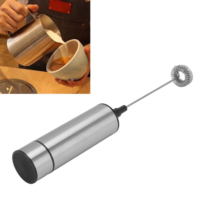 Milk Frother Electric Handheld Foam Whisk Mixer Low Noise Tool