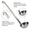 Auvotuis 4 Oz Stainless Steel Ladle, 3 Pcs, 11.8" Long