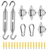 DODUOS 304 Stainless Steel Triangular Awning Attachment Set, Awning Accessories