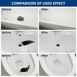 Tub and Shower Repair Kit White, Fiberglass Tub and Porcelain Repair Kit, Acrylic, Enamel, Ceramics Tile Toilet and Sink Repair Kit, Repair cracks, fragments, holes and pits, Bathtub Repair Kit White