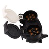 Yctze 13 Pin to 7 Pin Trailer Plug Adapter Double