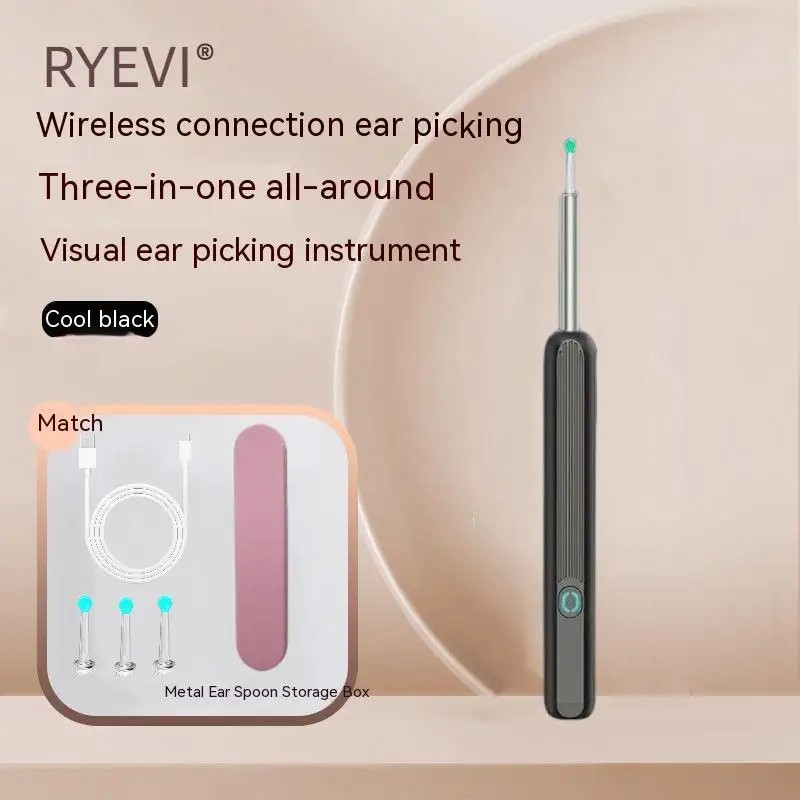 FCJ Wireless Smart HD Endoscope Stainless Steel Ear Wax Removal