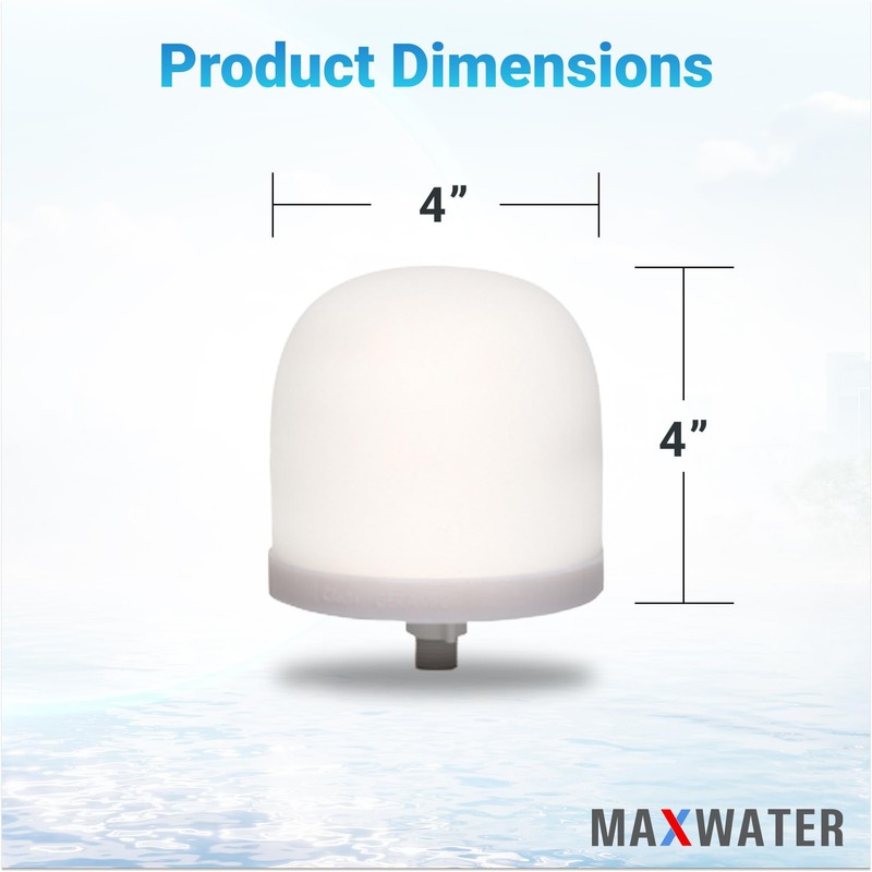 Zen Water System Replacement Ceramic Dome Water Filter 0.5 to