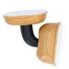 Door Stopper Non Magnetic No Drilling Windproof Wood Grain Invisible
