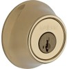 Weiser Elements Brass Round Deadbolt Lock, ANSI/BHMA Grade 3 Certified