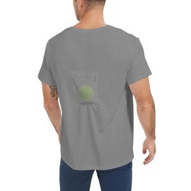 Codida Sleep Apnea T-Shirt on Side Positional Therapy to Prevent Back Sleeping (Grey, 4XL)