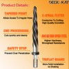 1"Reamer Drill Bit for Metal, M2 HSS Taper Reamer for