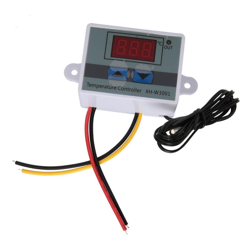 Temperature Controller, LED Digital Thermostat, Heating and Cooling Dual Temperature