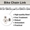 KASESSS 10Pairs Bike Chain Link, Reusable 10 Speed Chain, High