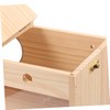 Totority Transparent Parakeet Nesting Bird Breeding House with Buckle Lid