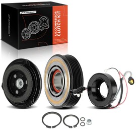 A-Premium Air Conditioner AC Compressor Clutch Kit Compatible with Jaguar E-Pace F-Pace F-Type XE XJ & Land Rover Range Rover 2013-2022, Range Rover Sport, Discovery, Discovery Sport, LR4, Defender 90