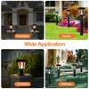 FUDESY Solar Lamp Post Light Outdoor, Waterproof LED Fence Post