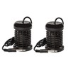 2 Detox Foot Bath Arrays Round Stainless Steel Array Aqua