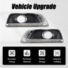 3-Color LED DRL Fog Light Bezel for Chevy Malibu 2013