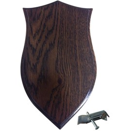 BushWear Solid Oak Roe Skull Shield - Small
