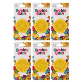 BUBBLEBABY Organic Tub Long Lasting Lemon Car Air Freshener & Odour Eliminator (Pack of 6)