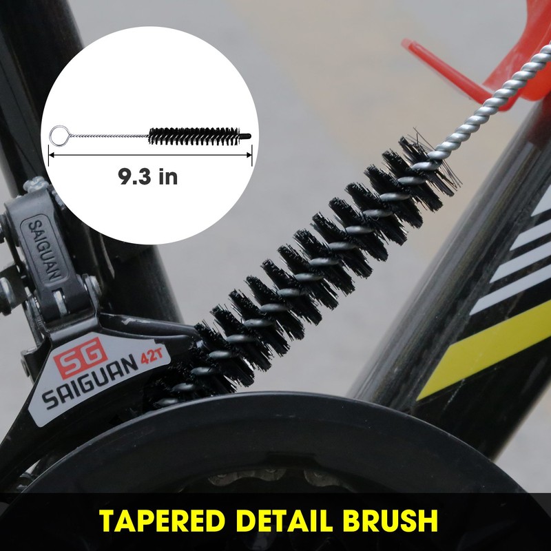 7pcs Bicycle Cleaning Tools Set, Bicycle Clean Brush Kit Suitable