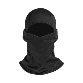 KFSCIP Ski Mask, Ski Mask Kids, Black Balaclava, Balaclava, Kids Balaclava, Boy Girl Neck Warmer for Motorcycle, Cycling, Skiing, Snowboard, Riding, Hunting, Hiking, Outdoor Sports - Black ﻿