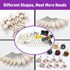 114 PCS Polishing Kit with 2Pcs Polishing Compound for Dremel,