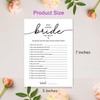 OXEDP Who Knows The Bride Best Game, Bridal Shower Questionnaire