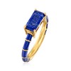 Ross-Simons Gemstone and Enamel Ring in 18kt Gold Over Sterling