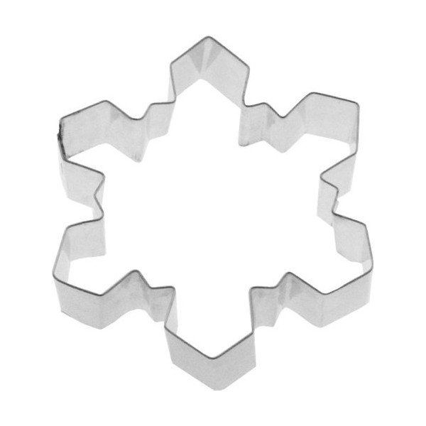 Fox Run Snowflake Cookie Cutter, 3-Inch, Stainless Steel