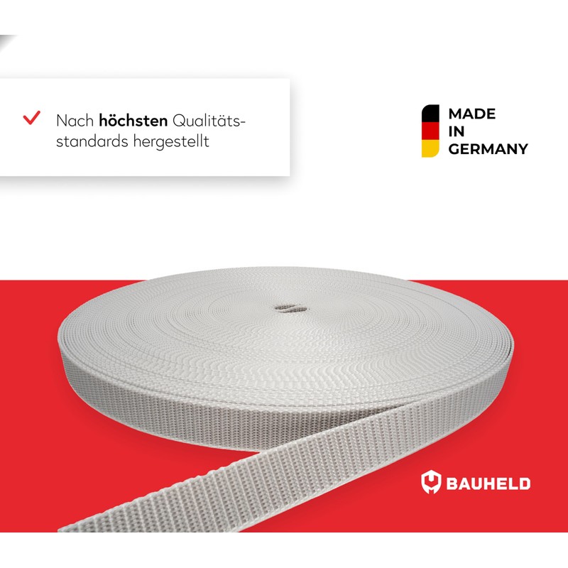 BAUHELD® 50 m Roller Shutter Strap 14 mm 18 mm