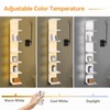 AskTag 7 Tier LED Light Wall Shelves, White