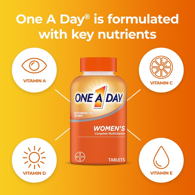 ONE A DAY Womens Complete Daily Multivitamin with Vitamin A