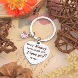 Nanny Gifts, Nanny Mothers' Day Gifts, Grandma Gifts, Nana Gifts, Nanny Birthday Gifts, Nanny Keyring, Gifts for Nanny, Best Nanny Gifts,Presents for Nanny,Grandma Christmas Gifts from Grandchildren