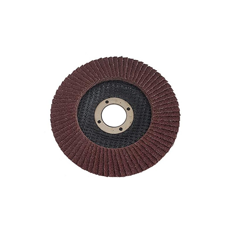 10 Pack of 115mm 40 Grit Aluminium Oxide Flap Discs