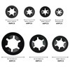 Fousenuk Pack of 340 Circlips Washers Starlock Clamping Washers Assortment