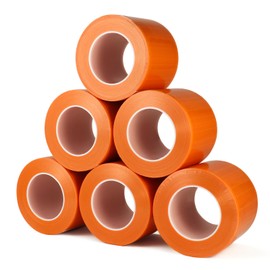 JMU JMU Barrier Film 6 Rolls, Barrier Film Tattoo 4" x 6" Barrier Tape, Dental Barrier Film Roll, Orange (7200 Sheets)