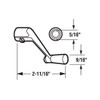 Prime-Line H 3712 Diecast Awning Window Crank Handle for Easy