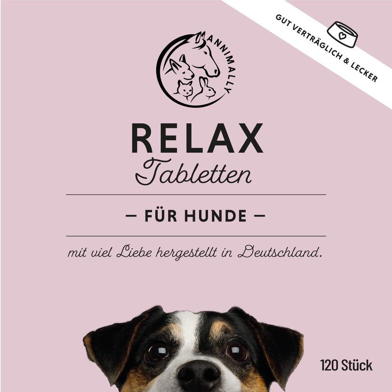 Annimally Dog Relax Tablets - Feel-Good Tablets for Dogs with