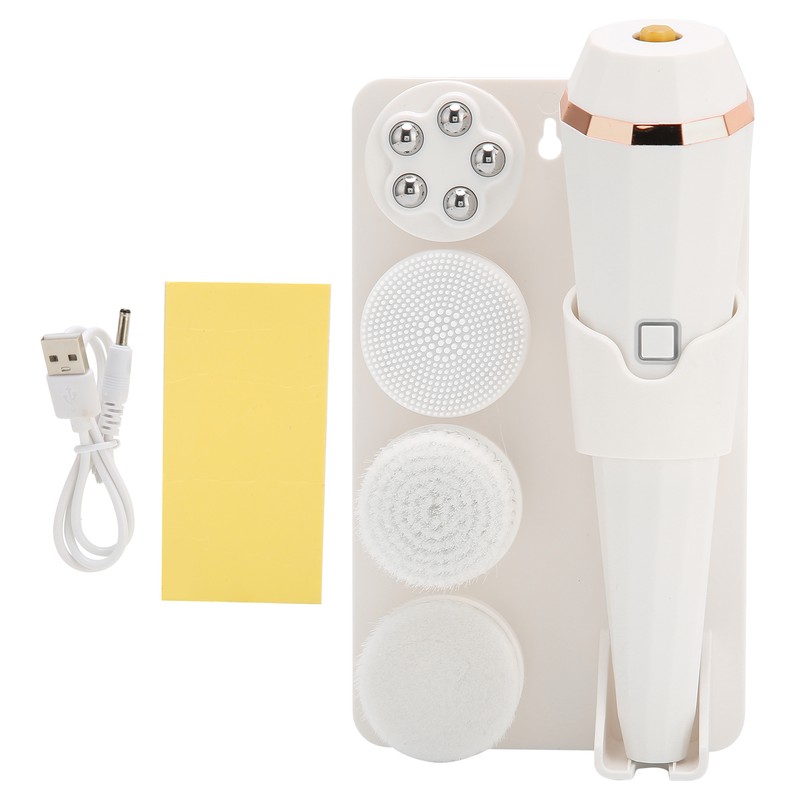 Facial Cleansing Brush Rechargeable 360° Rotatable 3 Speed Electric Face