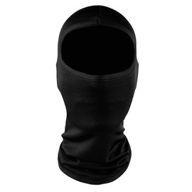 Super Z Outlet Balaclava Lightweight Cooling Protective Gaiter Face and Neck Ski Mask for Men/Women (Black)