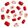 Valentine's Day Press on Nails Short Square False Nail with