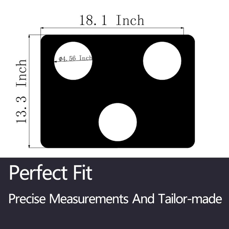 RV Stove Top Protector For Atwood Dometic 3 Burner Gas